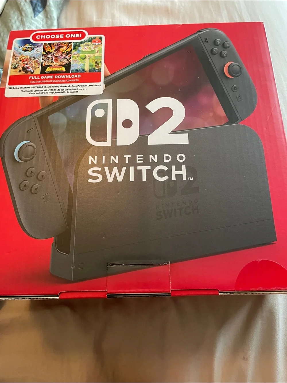 Nintendo Switch OLED-style Console in Black with Red Accents